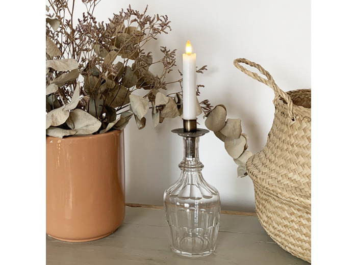 Porte-bougie carafe simple