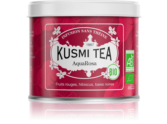 Infusions & Déthéinés AquaRosa Bio - Boîte métal 100gr