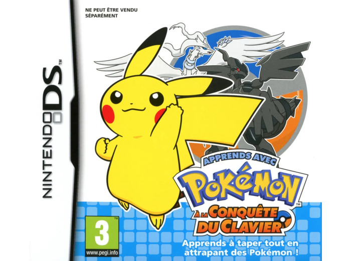 Jeu Nintendo ds Apprends Avec Pokémon : A La Conquête Du Clavier