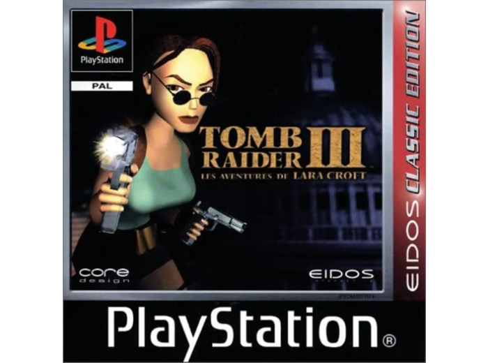 Jeu PS1 Tomb Raider III - Eidos Classic Edition