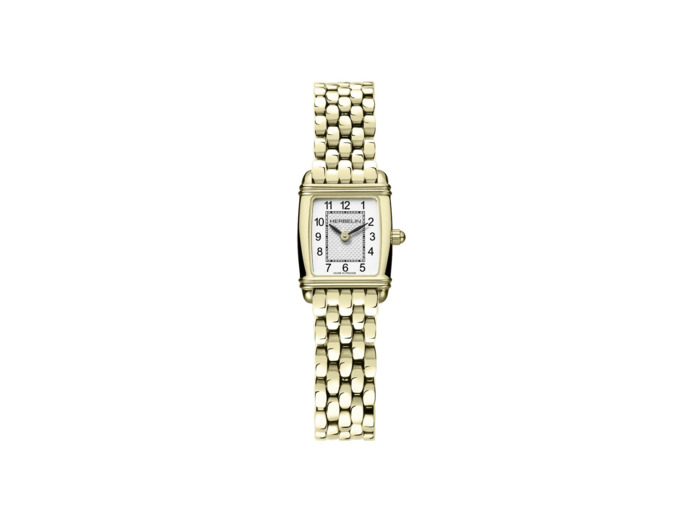 Montre HERBELIN Art Déco Tonneau Quartz 17438BP1N22