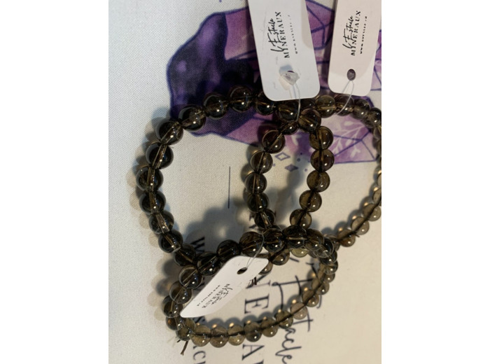 Bracelet en Quartz fumé