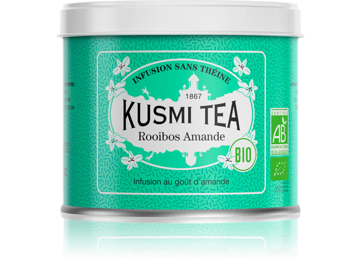 Infusions & Déthéinés Rooibos Amande Bio - Boîte métal 100gr