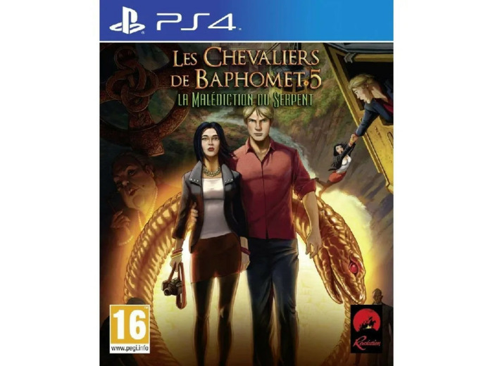 Jeu Ps4 les Chevaliers de Baphomet la Malediction Du Serpent