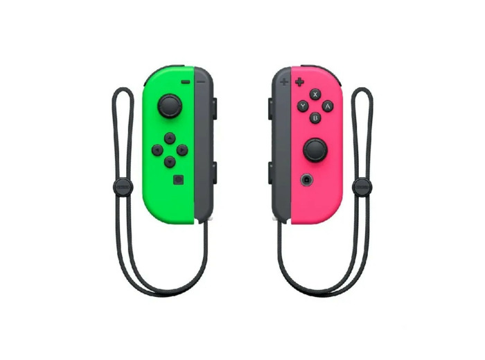 Paire de Manettes Joy Con Gauche Vert Néon Et Droite Rose