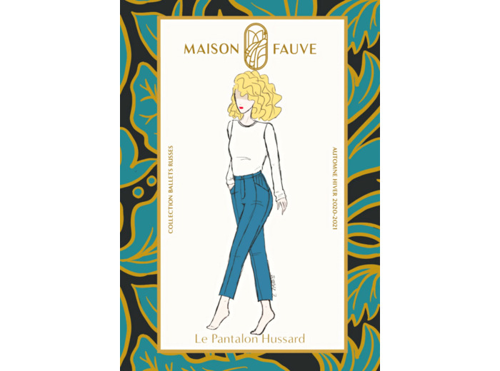 Maison Fauve – Patron pantalon, jean "Hussard" du 34 au 52