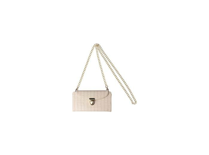Sac pour Smartphone Beige avec Portefeuille Interne