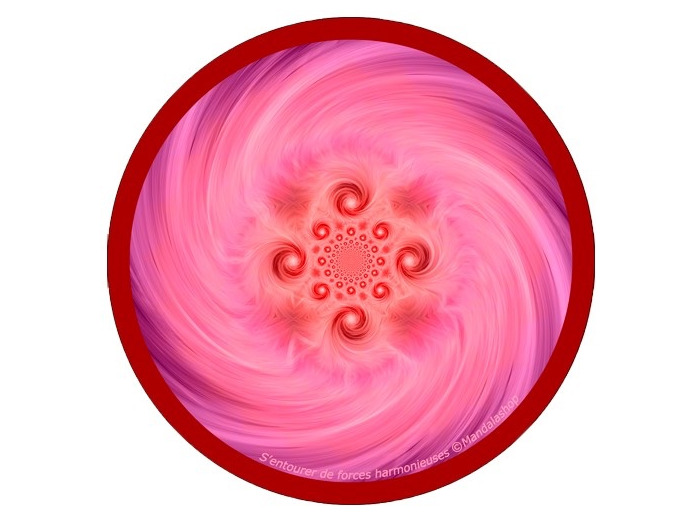 Disque harmonisant Mandala pour s’entourer de forces harmonieuses