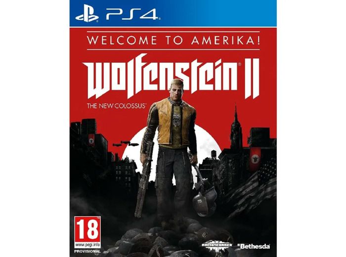 Jeu Ps4 Wolfenstein 2 The New Colossus Welcome To Amerika