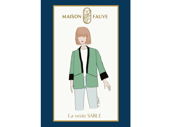 Maison Fauve - Patron Couture Veste "Sable" du 34 au 52