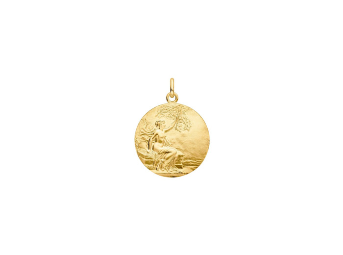 Médaille Arthus Bertrand Les Allégories La Renommée en vermeil, 36mm