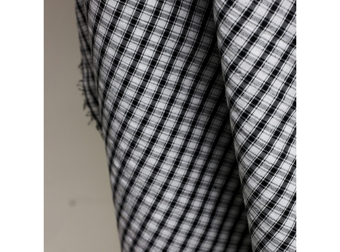 Atelier Brunette - Tissu Seersucker Deep Charcoal