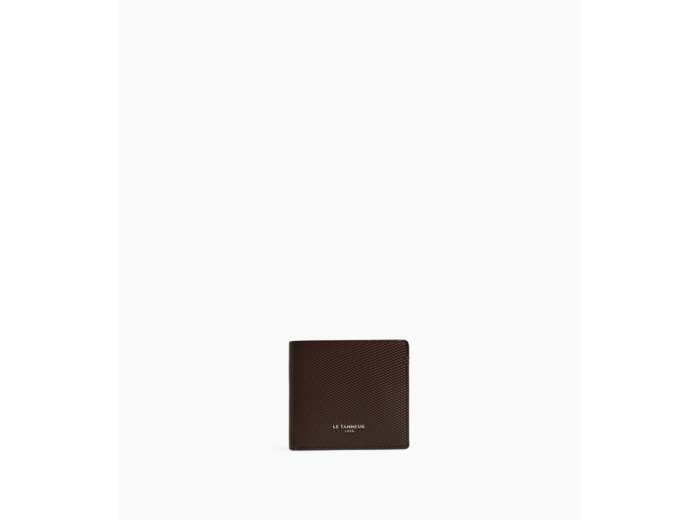 Porte cartes horizontal Lucien en cuir signature T