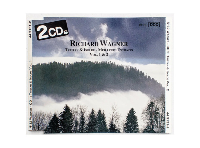 Cd Wagner - Tristan & isolde - meilleurs extraits vol. 1 & 2