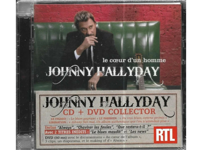 Cd Johnny Hallyday - Le Cœur D'un Homme (2008)