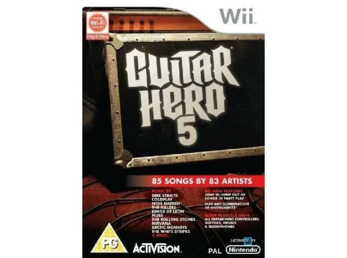 Jeu Wii Guitar Hero 5