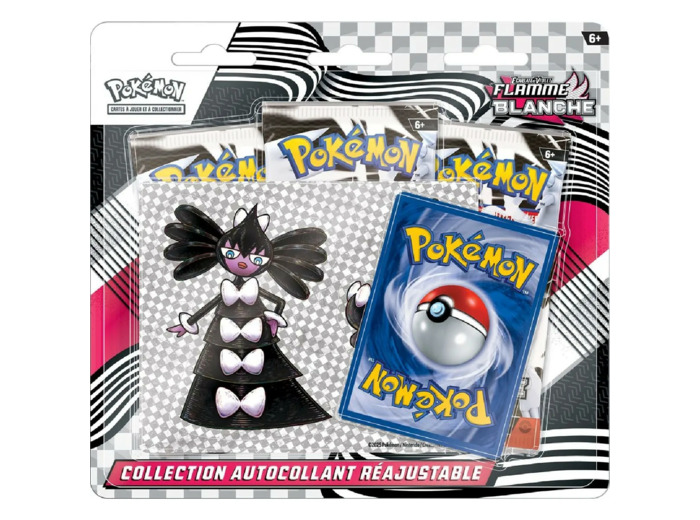 Pack 3 boosters Cartes Pokémon EV10.5 Écarlate et Violet – Flamme Blanche Français