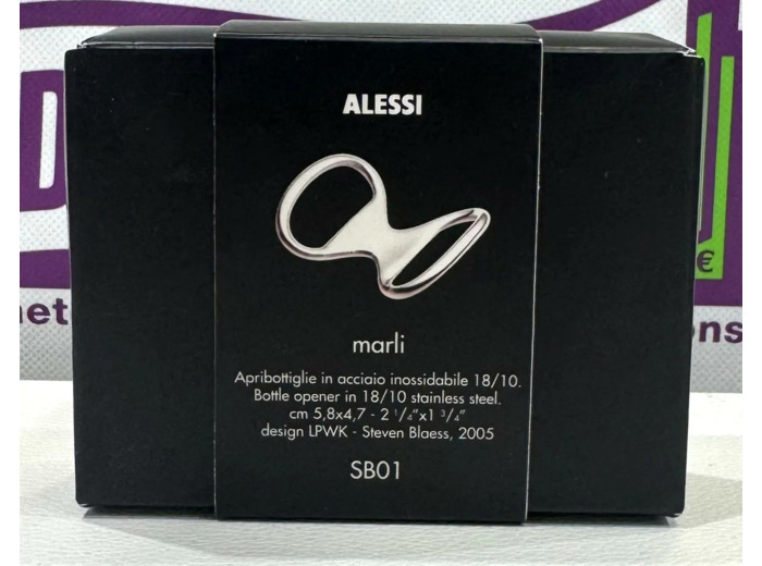 Ouvre-bouteille Alessi Marli SB01 Acier