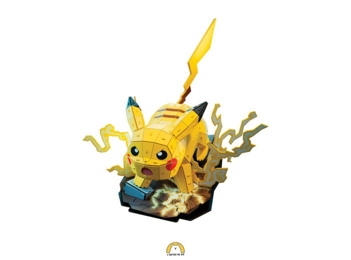 4D Build Pokémon - Pikachu