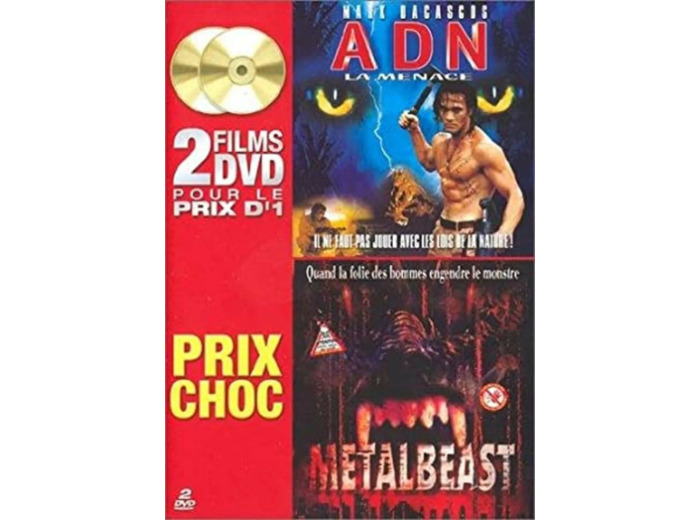 Dvd ADN - La menace / Metalbeast - Coffret 2 DVD