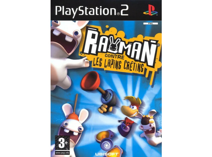 Jeu Ps2 Rayman Contre les Lapins Cretins Platinum