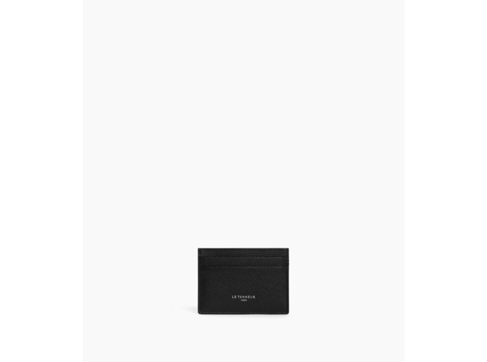 Porte cartes Lucien en cuir grainé