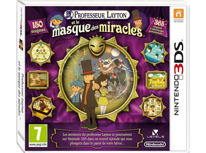 Jeu 3DS Professeur Layton et le masque des miracles