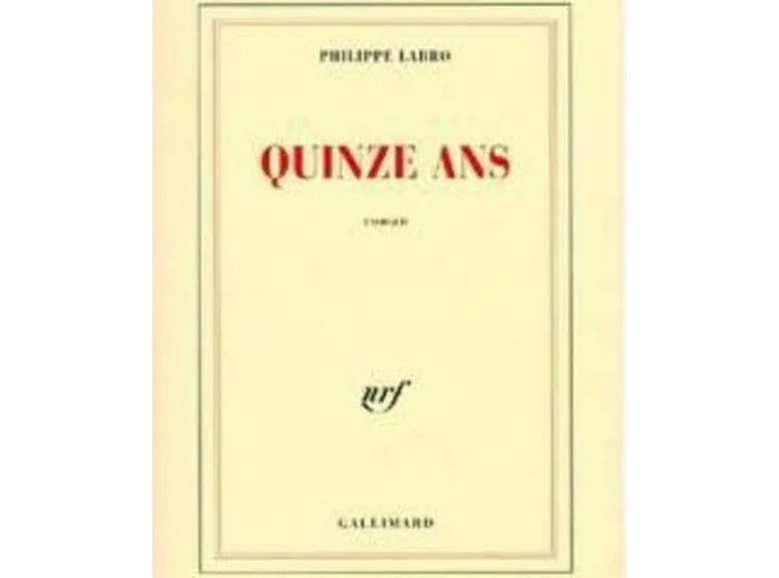 Livre Quinze Ans