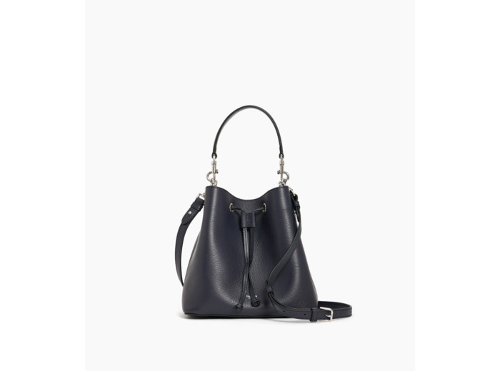 Sac seau Louise en cuir grainé