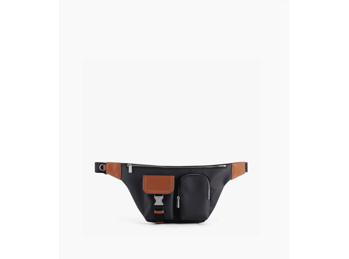 Sac banane Maurice en toile enduite