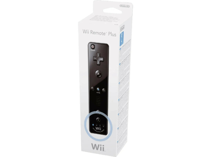 Manette Nintendo Wiimote Plus Rvl-036 Wii Remote Plus Noir