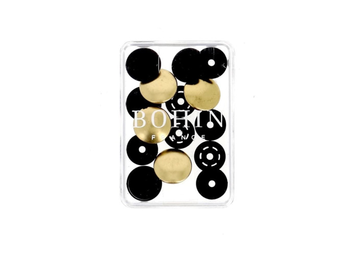 Bohin - Pressions Magiques Métal Doré (14 mm)