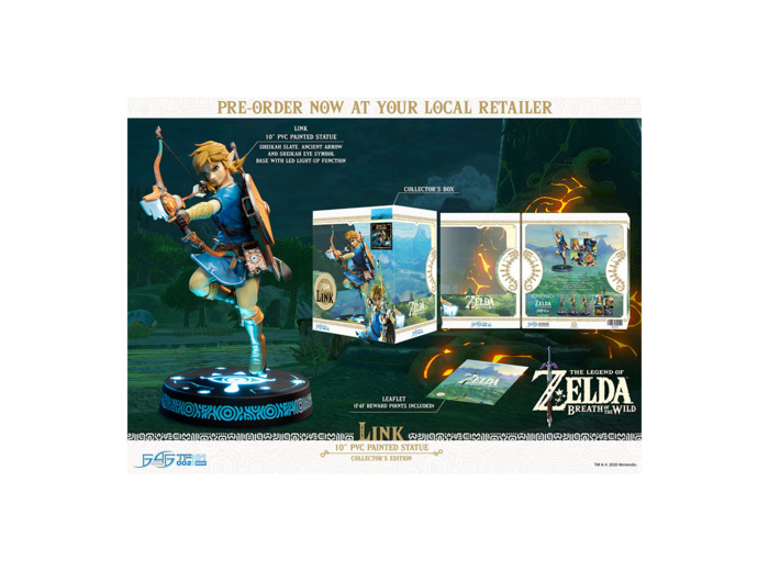 The Legend Of Zelda - Figurine Link Breath Of The Wild Collector Edition