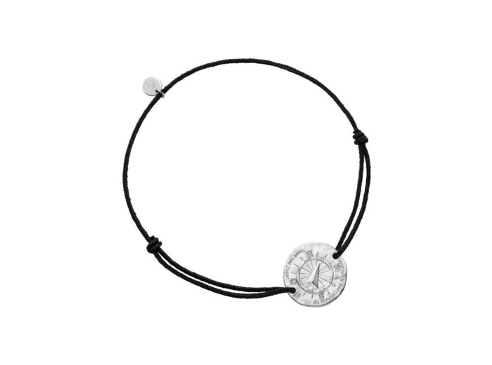 Bracelet Arthus Bertrand Comédie boussole 16mm en argent