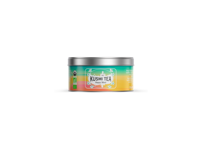 Infusions & Déthéinés Happy Mind bio - Boîte métal 20gr
