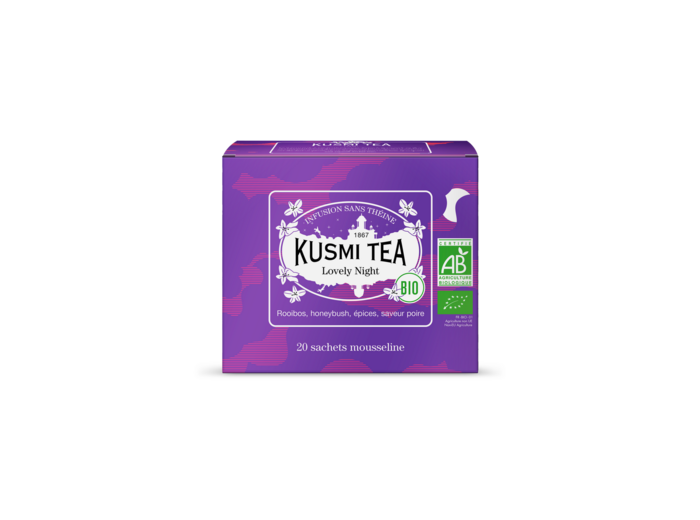 Infusions & Déthéinés Lovely Night Bio - Etui 20 sachets mousseline - 40gr