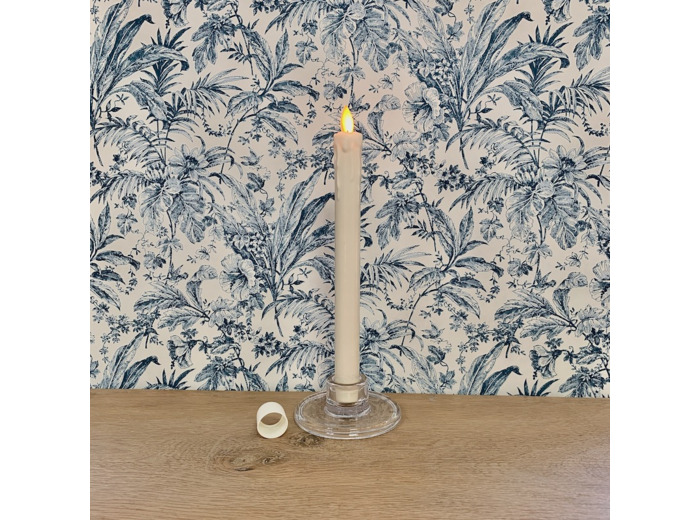 Bougie Chandelle Led Rétro avec des coulures de cire