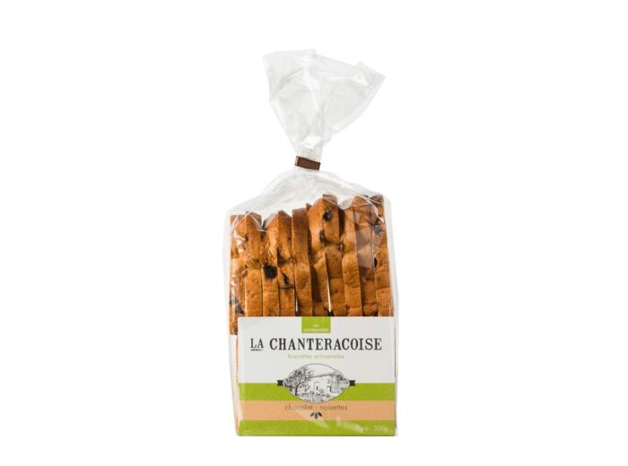 Biscottes artisanales Gourmandes Chocolat-Noisette 300g