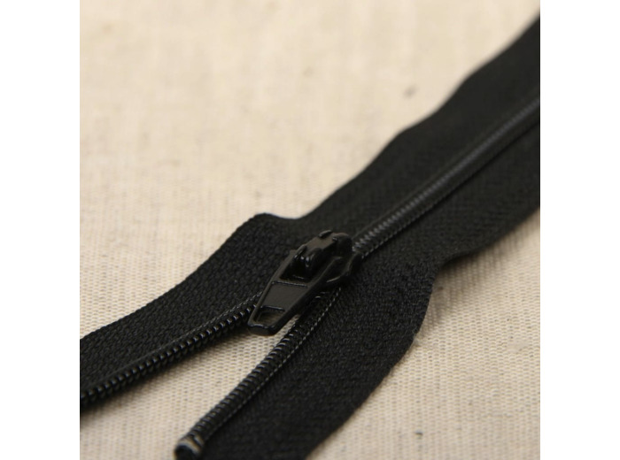 Sélection Coup de coudre – Fermeture à Glissière Fine Non-séparable Coloris Noir (35 cm)