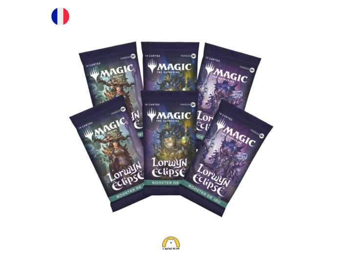 Lot de 6 boosters Lorwyn éclipsée Magic The Gathering (FR)