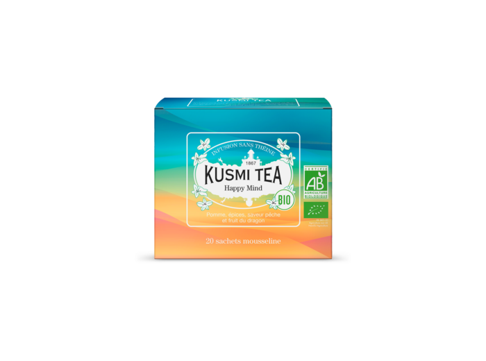 Infusions & Déthéinés Happy Mind Bio - Etui 20 sachets mousseline - 40 gr