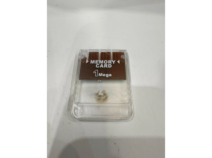 Carte mémoire 1 Mb (15 blocs) pour Sony Playstation 1 (PSX), PSOne, compatible PS2