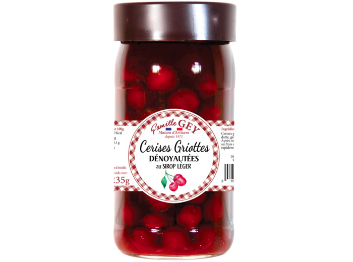 Cerises Griottes Dénoyautées, 37 Cl