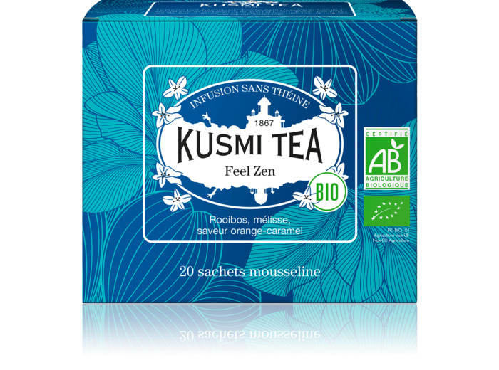 Infusions & Déthéinés Feel Zen Bio - Etui 20 sachets mousseline - 40gr