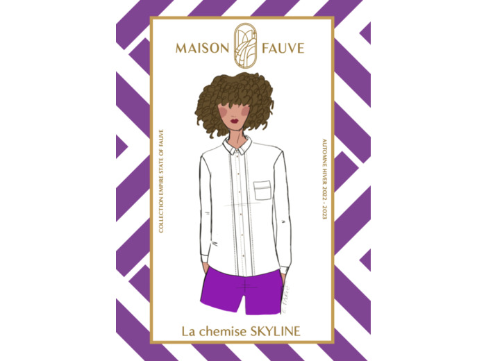 Maison Fauve - Patron Couture Chemise "Skyline" du 34 au 52
