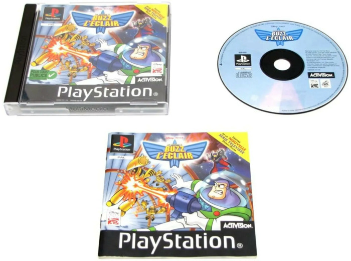 Jeu PS1 Disney/Pixar Les Aventures de Buzz L'Eclair