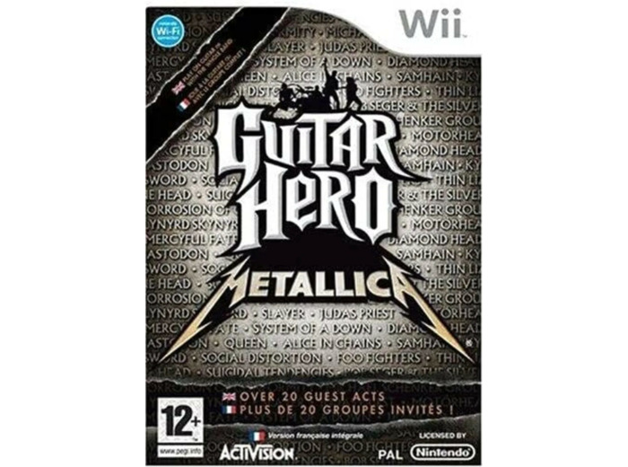 Jeu Wii Guitar Hero : Metallica