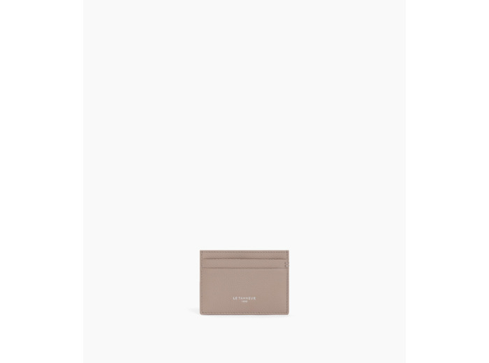 Porte cartes Lucien en cuir grainé