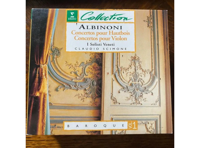 Cd Albinoni - I Solisti Veneti, Claudio Scimone - Concertos Pour Hautbois / Concertos Pour Violon (1995)