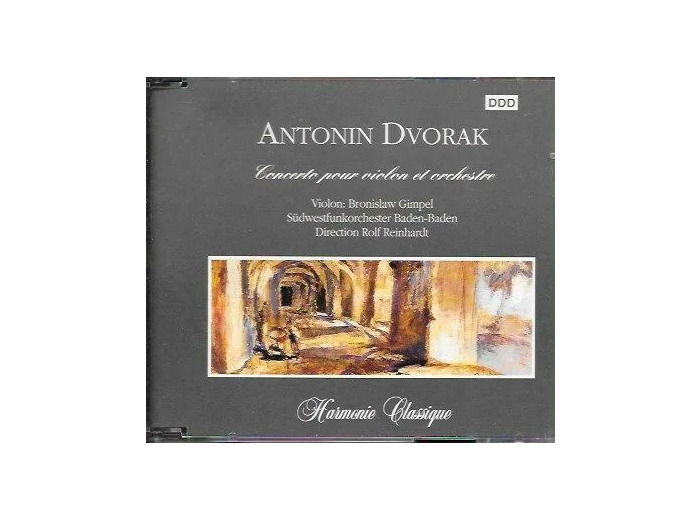 Cd Antonín Dvo?ák - Concerto pour violon et orchestre Légendes pour orchestre (1993)